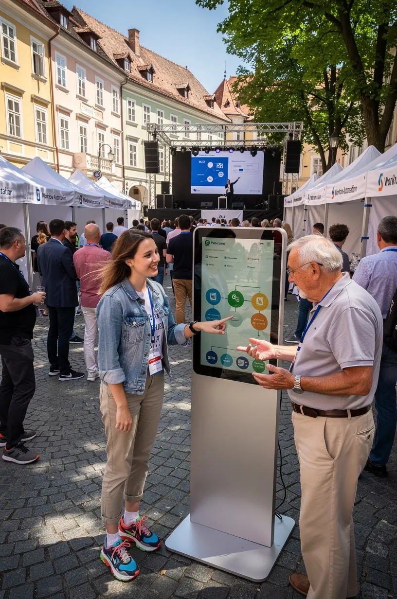 Diagramă ilustrativă a fluxului de lucru automatizat pentru optimizarea proceselor de afaceri.